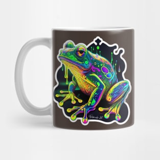 Melting Colorful Frog #5 Mug